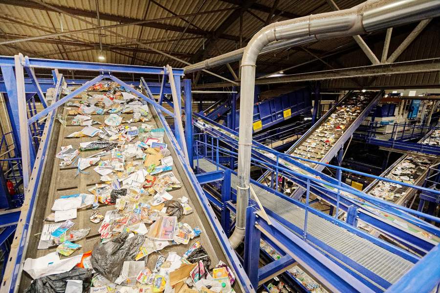 Centre de tri et traitement des déchets