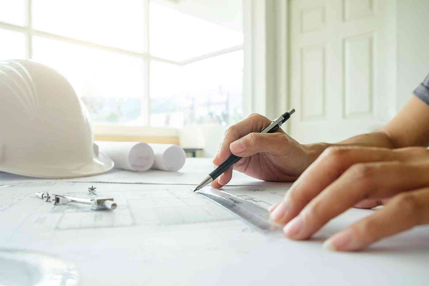 Étude technique sur plan d'implantation industrielle